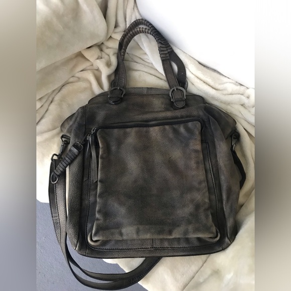 Free People• We The Free Rover Leather Tote in Bark 🦄🦄🌟 amazing bag!! - Picture 8 of 16